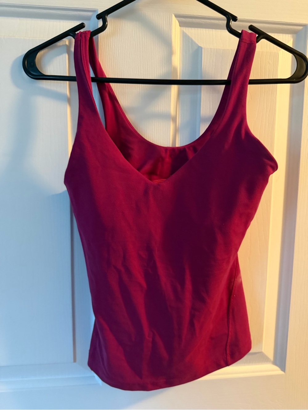 lululemon athletica V‑Neck Sleeveless Tank - Raspberry